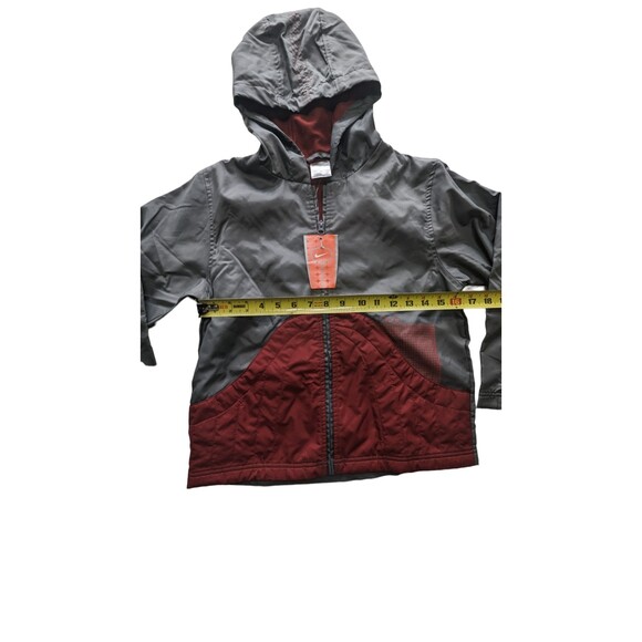 Girls Nike Red/Gray Jacket Size M (10-12) - Picture 2 of 7